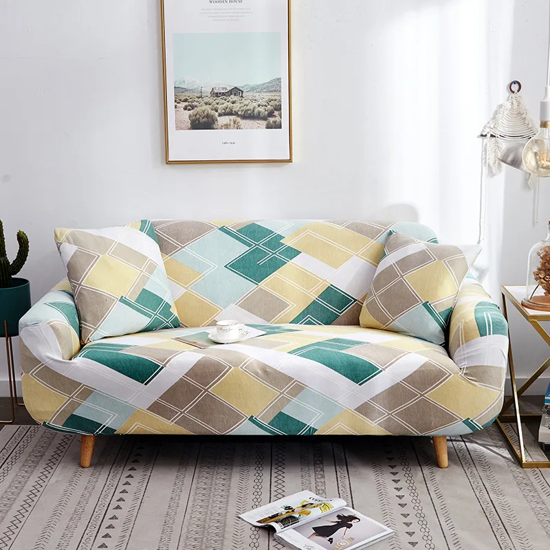 

Modern Fashion Elastic Force Sofa Set Simple Printed For Living RoomTight Wrap Antislip Universal All-Inclusive Sofa Cover