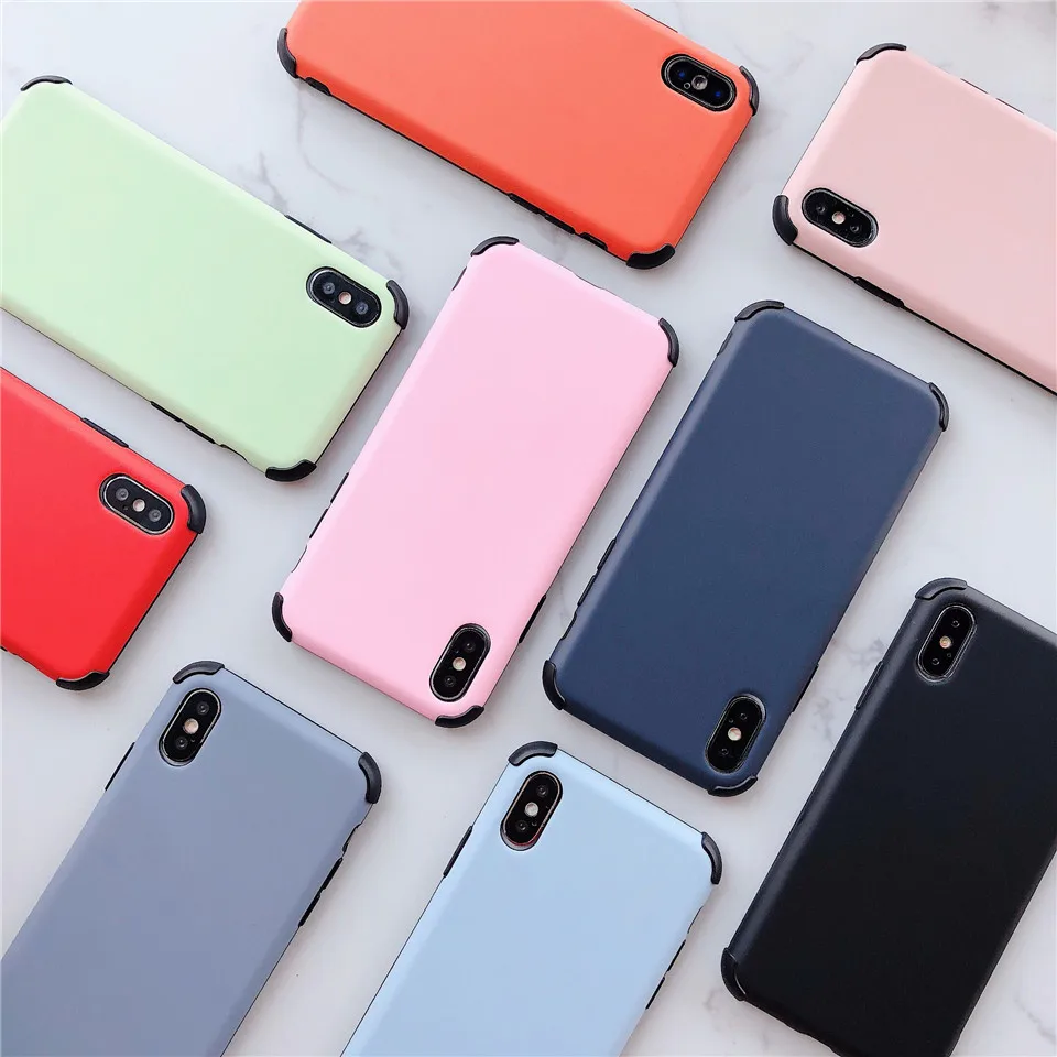 Full Protective Silicone case fundas carcasa For Apple iPhone X XR XS MAX 8 7 plus 6 6s rubber covers |