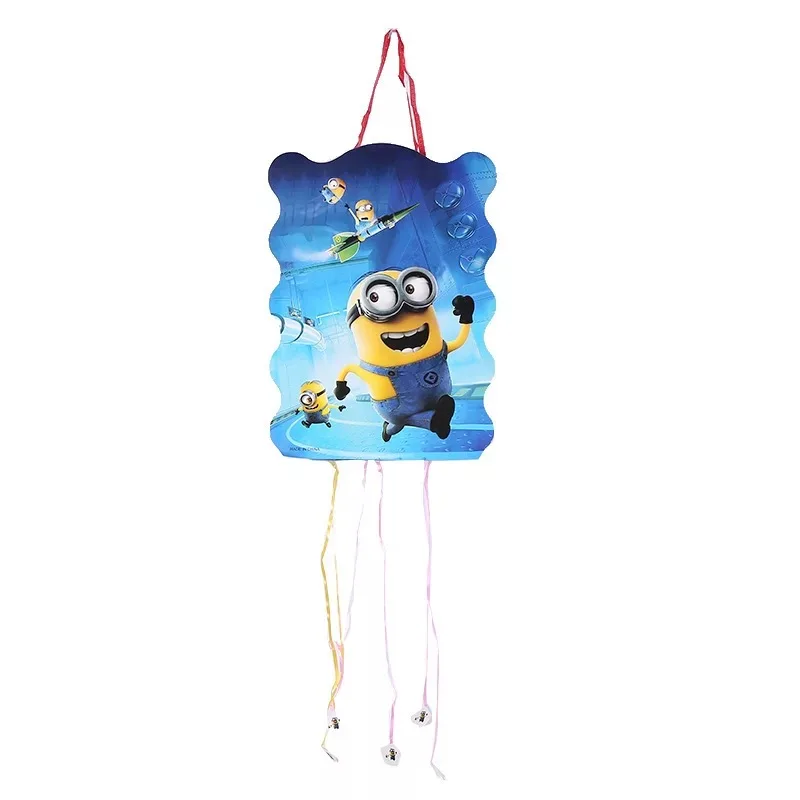 Minions-1pcs 1 комплект с героями мультфильма «Маша и Медведь» тема пиньята душа ребенка Дети День рождения украшения пиньята игра вечерние событие фестиваль вечерние поставки - Цвет: Minions-1pcs