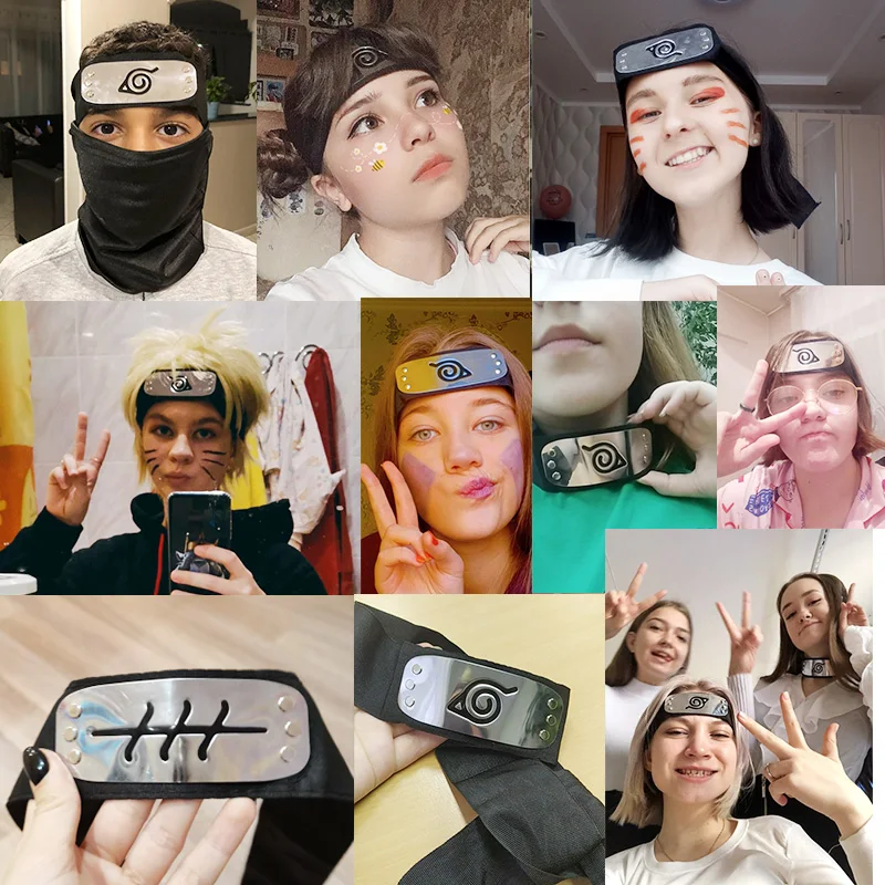 

Naruto Kakashi headband cosplay Costumes Accessories toys Props Itachi akatsuki madara Anime headband Props Hot
