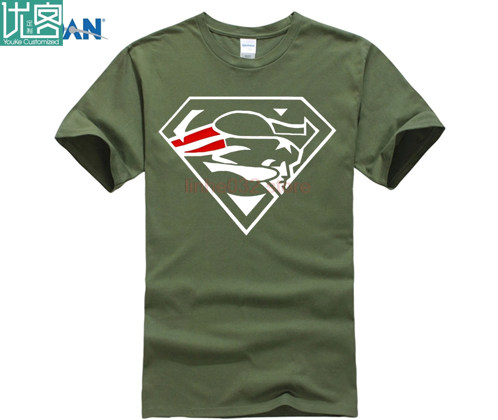 Супер Патриоты фанат-синяя футболка Супермен Новая Англия похлопывает фанатов