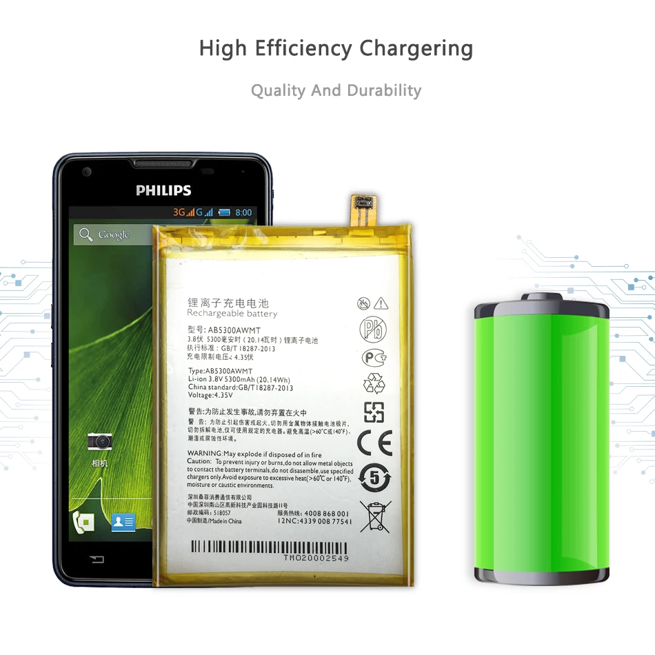 

AB5300AWMT PHILIPS W6610 W6618 5300