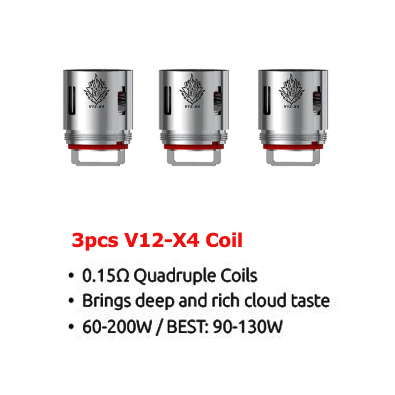 Оригинальная катушка SMOK для атомайзера емкость TFV12 3 шт. головка 6 мл атомайзер Cloud