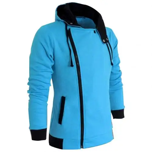 Light Blue Мужские куртки весна осень повседневные пальто сплошной цвет Мужская спортивная одежда стоячий воротник тонкие куртки мужские Bomberred Куртки куртка мужс - Цвет: Light Blue