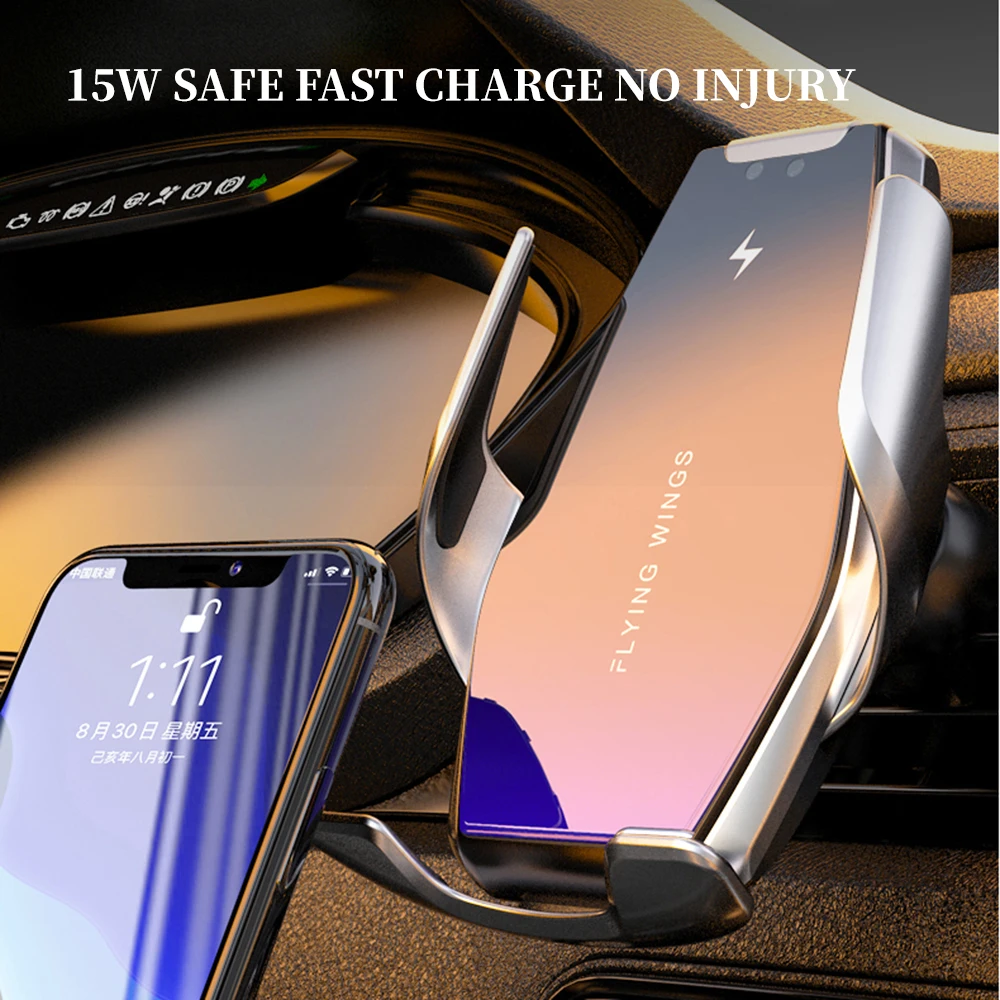 15 Вт S7 автомобильное беспроводное зарядное устройство Qi быстрое для телефона