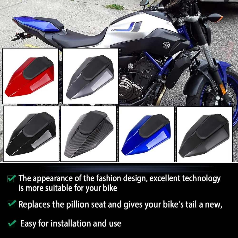 Мотоцикл сзади соло СИДЕНЬЯ крышку капота обтекателя Для Yamaha FZ 07 MT MT07 FZ07 2013 2014 2015