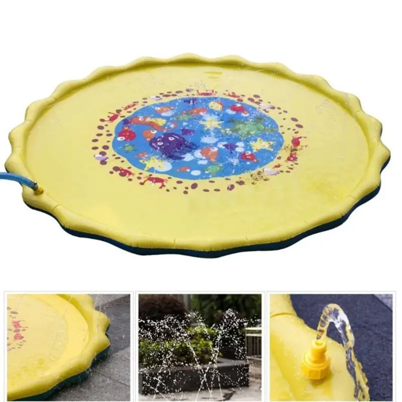 Inflatable Cushion Play Water Toy Mat Children Outdoor Games Sprinkler Pad Baby Kids Products Gifts | Мать и ребенок