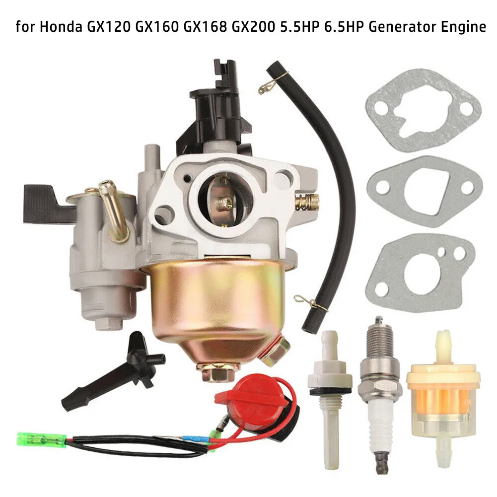 

Карбюратор для Honda GX140 GX 140 GX160 GX 160 GX168 GX 168 GX200 GX 200 5HP 5.5HP 6.5HP Замена двигателя 16100-ZH8-W51