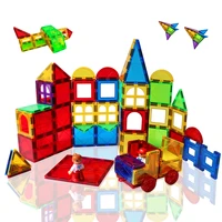 48pcs magnetic tiles building blocks stem 3d preschool construction designer games eductaional toys for children