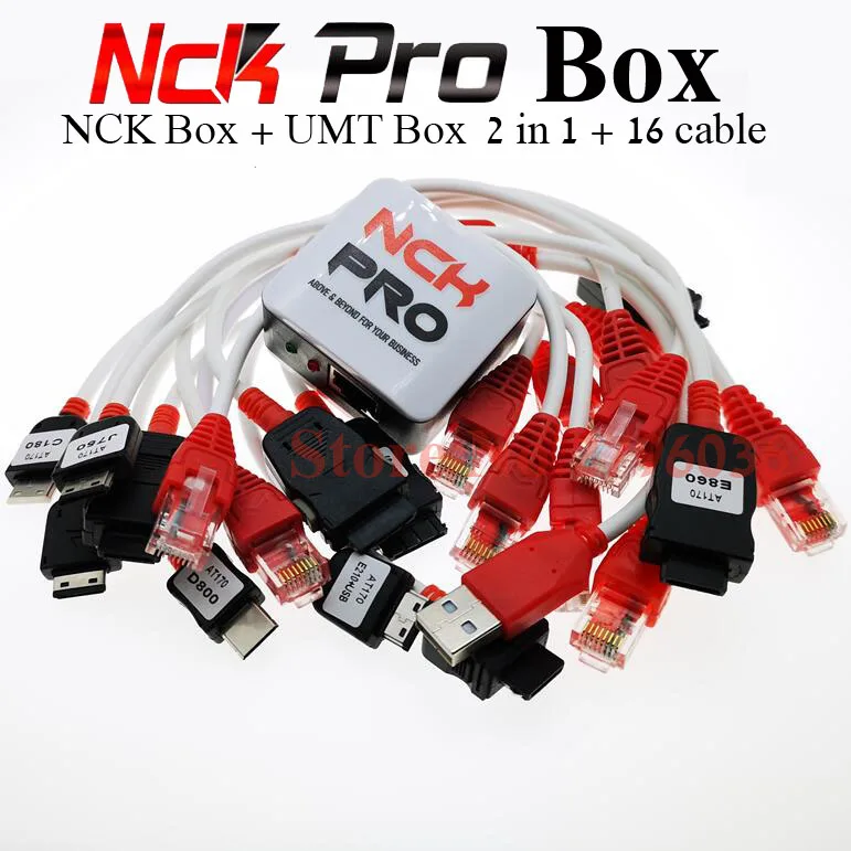 2021 версия NCK Pro box 2 (поддержка + UMT в 1) 16 кабелей для Huawei .....|Детали устройств связи| |
