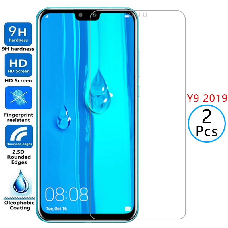 

Защитное закаленное стекло для huawei y9 2019, защита экрана на y 9 9y y92019, пленка для huawey huwei hawei huawi huawe huawai honor