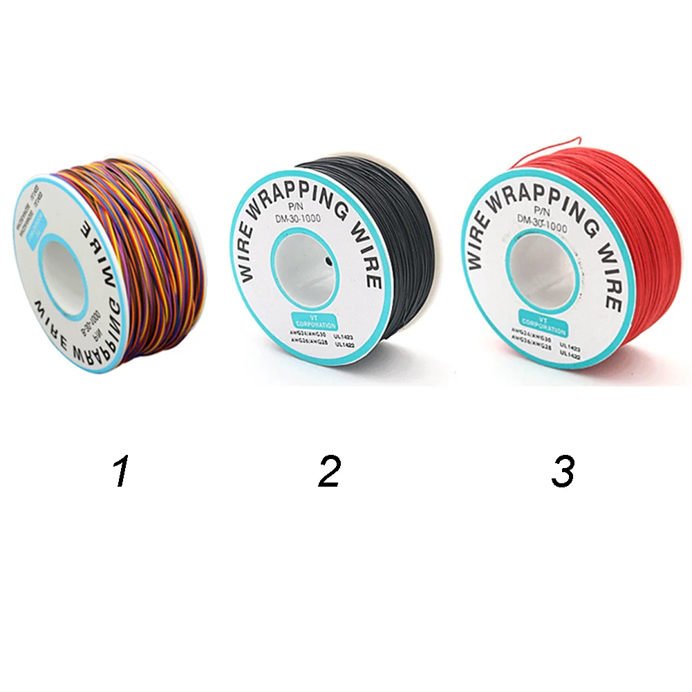 820 футов 30AWG одиночный драйвер для ЖК-экрана изоляция из ПВХ проволока обмотки