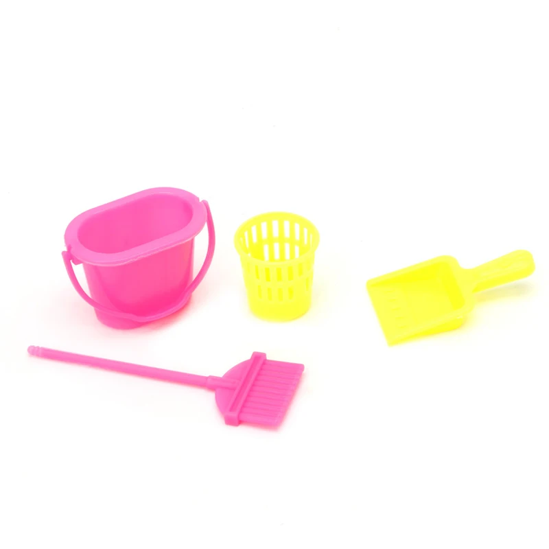 4 шт. мебель для дома Мебель чистки комплект куклы Барби набор|Игрушечная бытовая