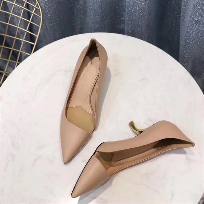 Scarpe donna/Женская обувь; туфли-лодочки с острым носком; однотонные черные женские туфли-лодочки без застежки на высоком каблуке; женская обувь; Zapatos De Mujer