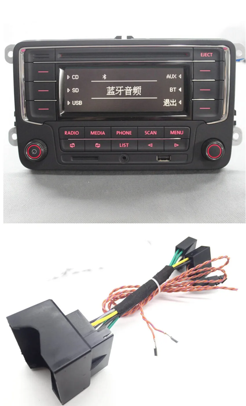 RCN210 Plus Bluetooth MP3 USB плеер CD радио для Golf 5 6 Jetta Mk5 MK6 Passat B6 CC B7 | Автомобили и мотоциклы