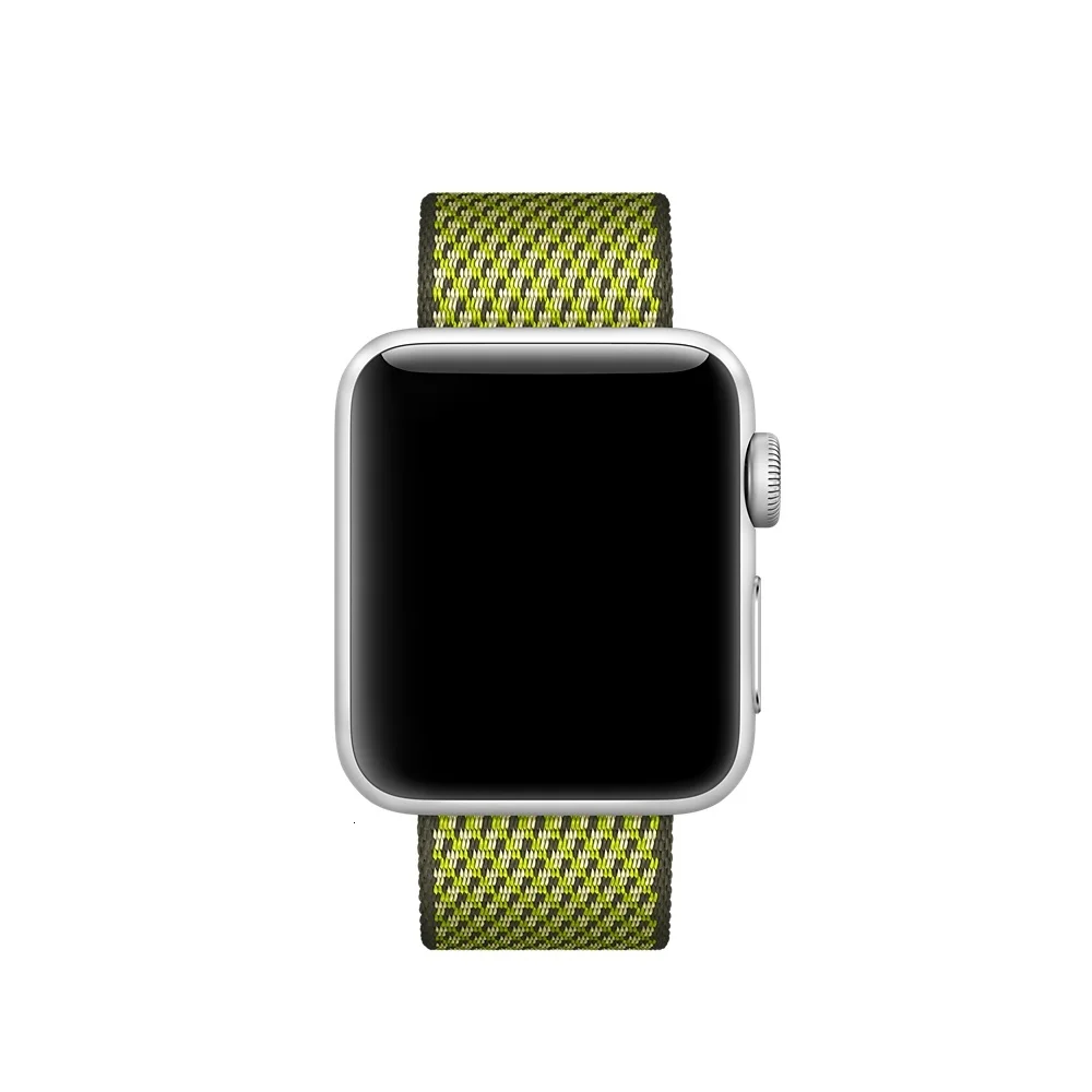 Браслет для apple watch, 44 мм, группа 5, 4, 3, 2, 1, тканый нейлоновый ремешок для iWatch, 40 мм, цветной узор, классическая пряжка
