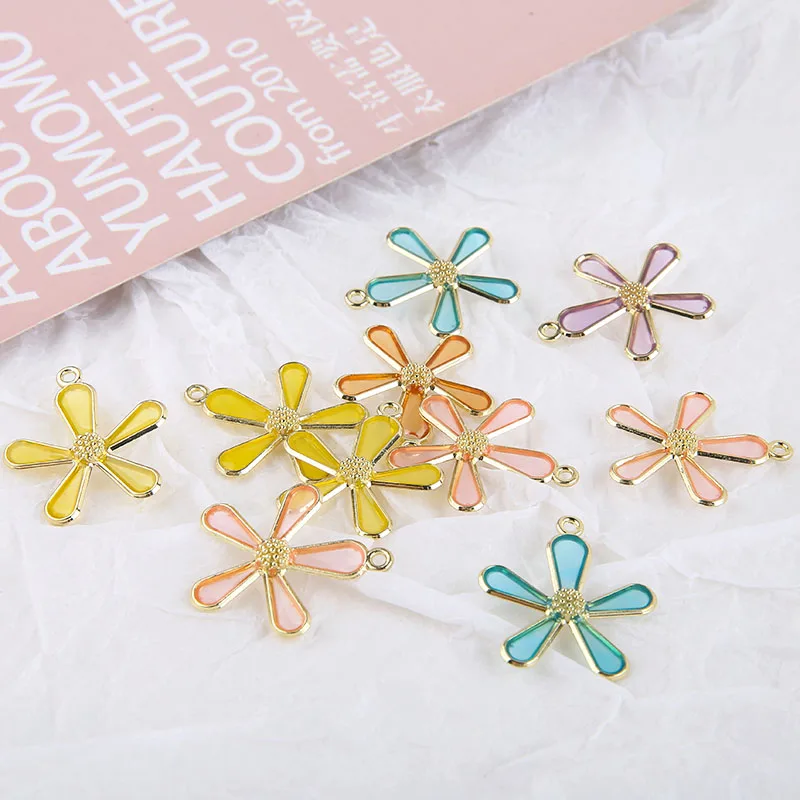 

6pcs Sweet small fresh Flower Earring for Women Wedding Trendy Plant Girl Party Cute Statement Earrings Jewelry accessories