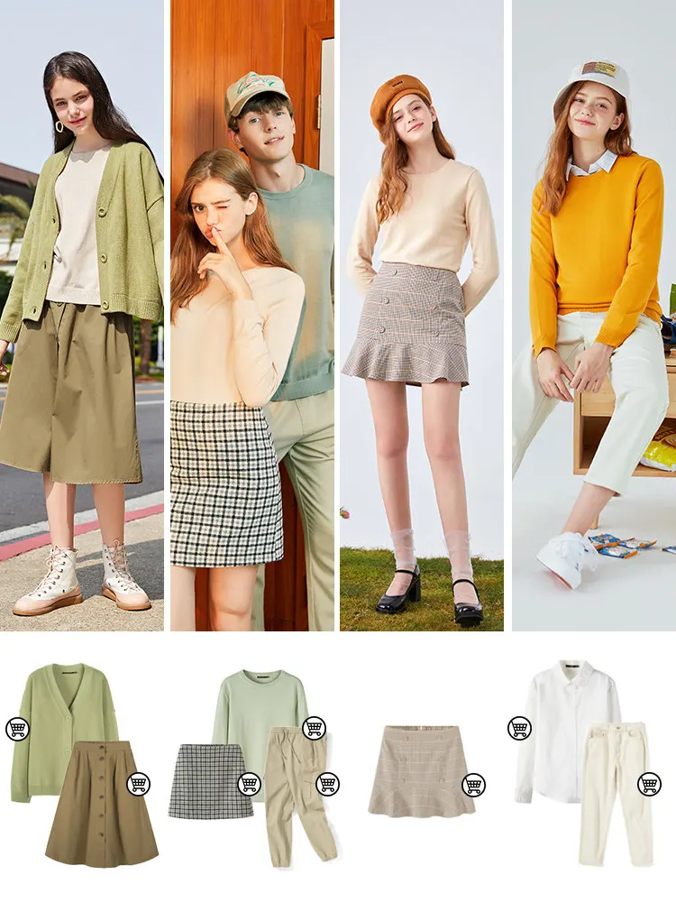 Женский кашемировый вязаный свитер SEMIR базовый пуловер с высоким воротником в