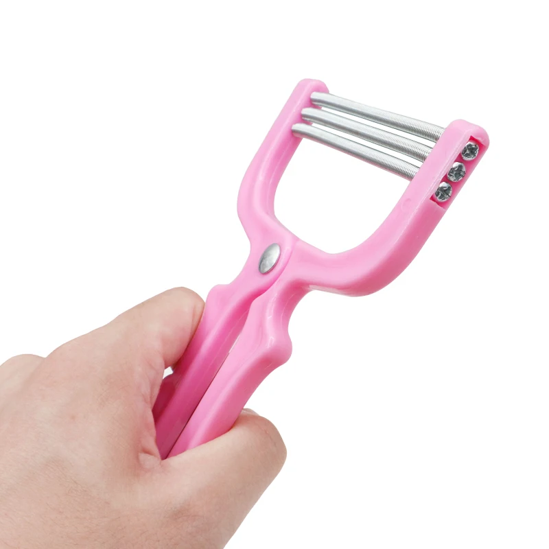 1 шт. инструмент для удаления волос на лице красоты лица 3 пружины эпилятор резьбы