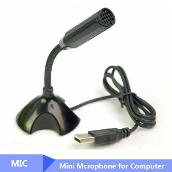 

Mini Computer Microphone USB For Macbook PC Notebook Laptop for Skype KTV Studio Speech Chatting Singing Games Recording Mic
