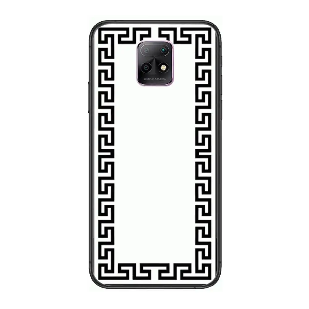 

HD Decorative pattern Phone Case For XiaoMi Redmi 10X 9 8 7 6 5 A Pro S2 K20 T 5G Y1 Anime Black Cover Silicone Back Pretty