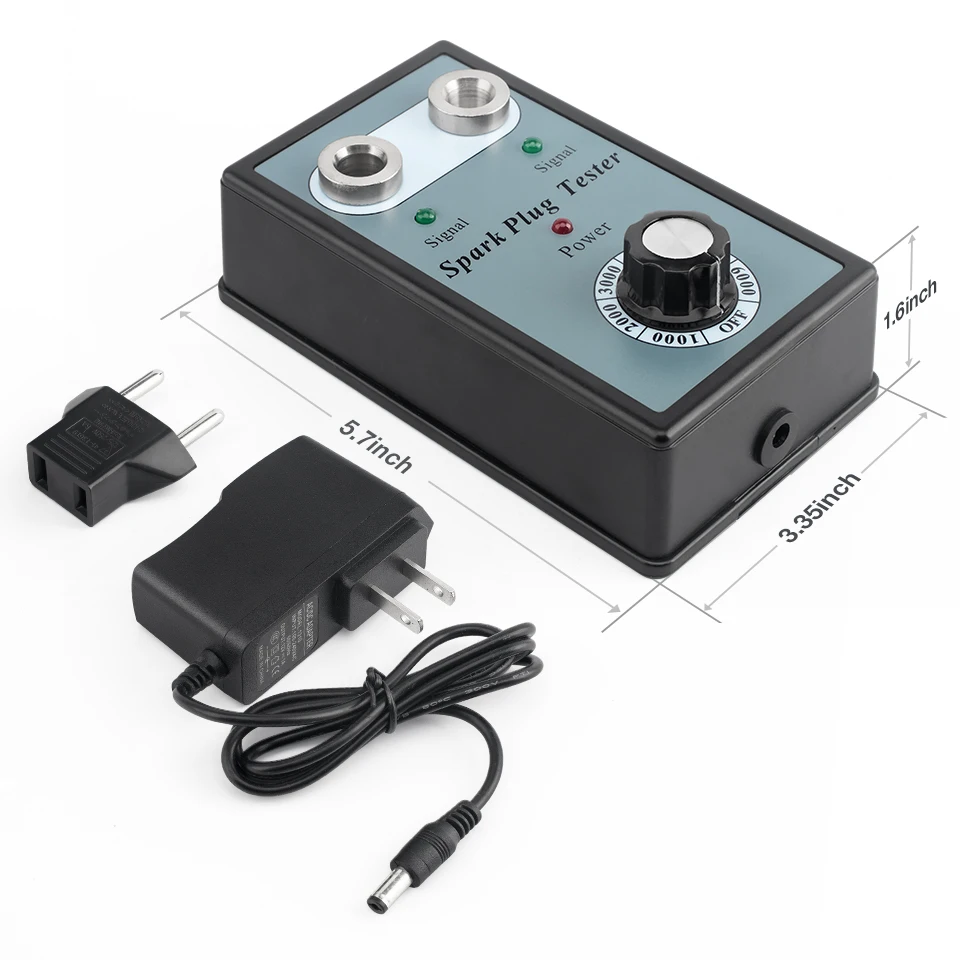 Тестер зажигания автомобиля диагностический прибор с двумя отверстиями для