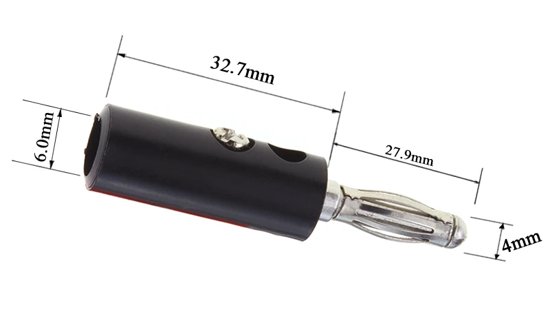 10 шт. фиксированная головка типа фонарь/банан динамик винт 4 мм аудио разъем для