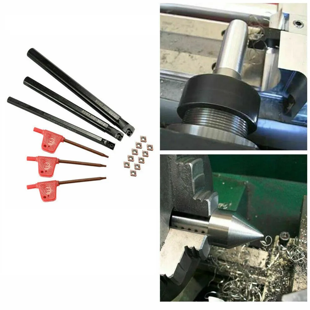 

95Lathe Turning Tool Boring Bar Turning Tool Holder New Steel CCMT0602 Carbide Inserts Set For Lathe Turning Machine