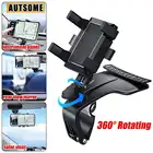 HUD держатель телефона на приборной панели автомобиля держатель Подставка для телефона на магнитной мобильный телефон GPS Универсальный Автомобильный кронштейн вращающаяся подставка для телефона
