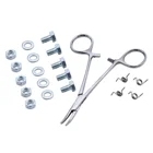 Автомобильные аксессуары для ремонта привода замка двери с 4 Замена пружин для Mercedes C-Class CE CLK Class W203 W211 W209 2037200135