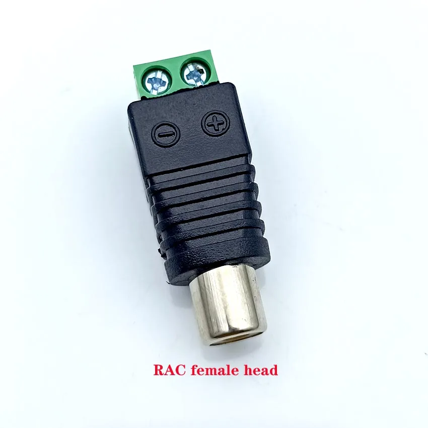RCA plug 2pcs 2 шт. 3,5 мм 1/8in 3-полюсная аудио разъем стерео наушники DIY Инструменты для наращивания волос Планшеты MP4 гарнитуры для мобильных телефонов Высокое качество - Цвет: RCA plug 2pcs