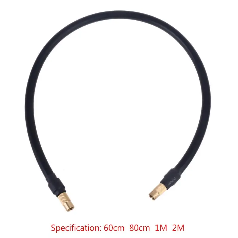 

60cm/80cm/1m /2m Air Compressor Hose Double Head Quick Connect Air Pump Tire Inflation Inflator Hose Adapter 5/16" 32TPI