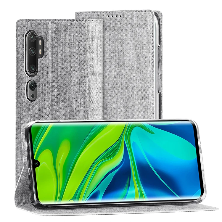 

Винтажный тканевый чехол-книжка для Xiaomi Note 10, кошелек, карманная подставка, Магнитный чехол-книжка для Xiaomi Note 10 Pro