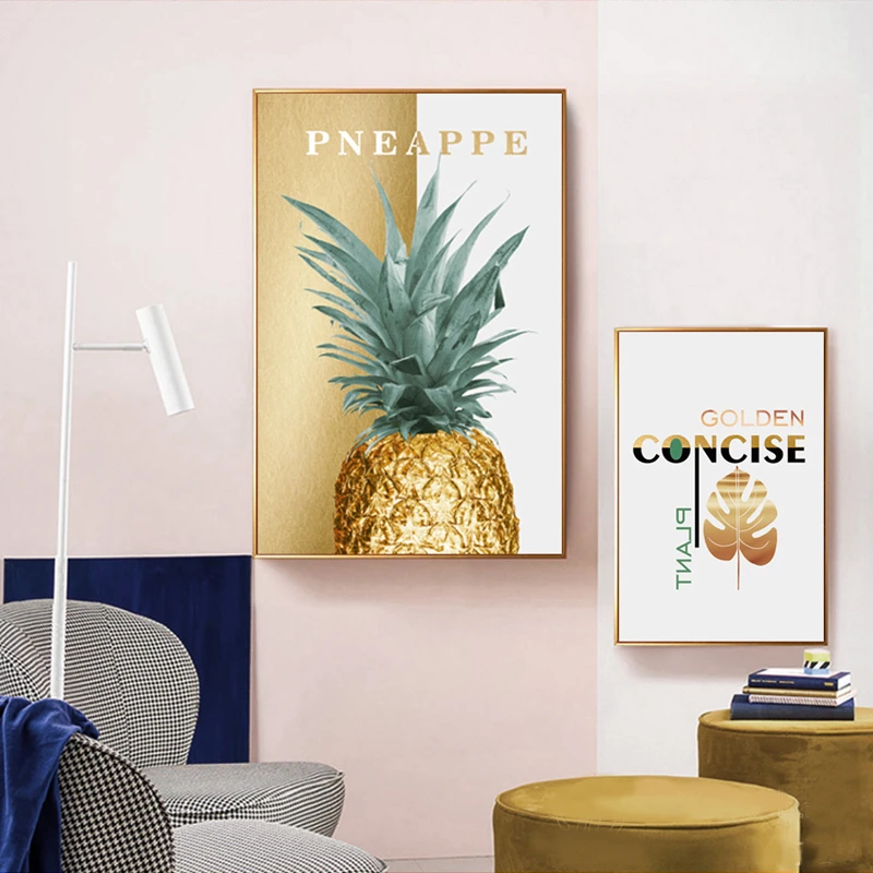 Картина маслом в современном стиле постеры на холсте с изображением золотого