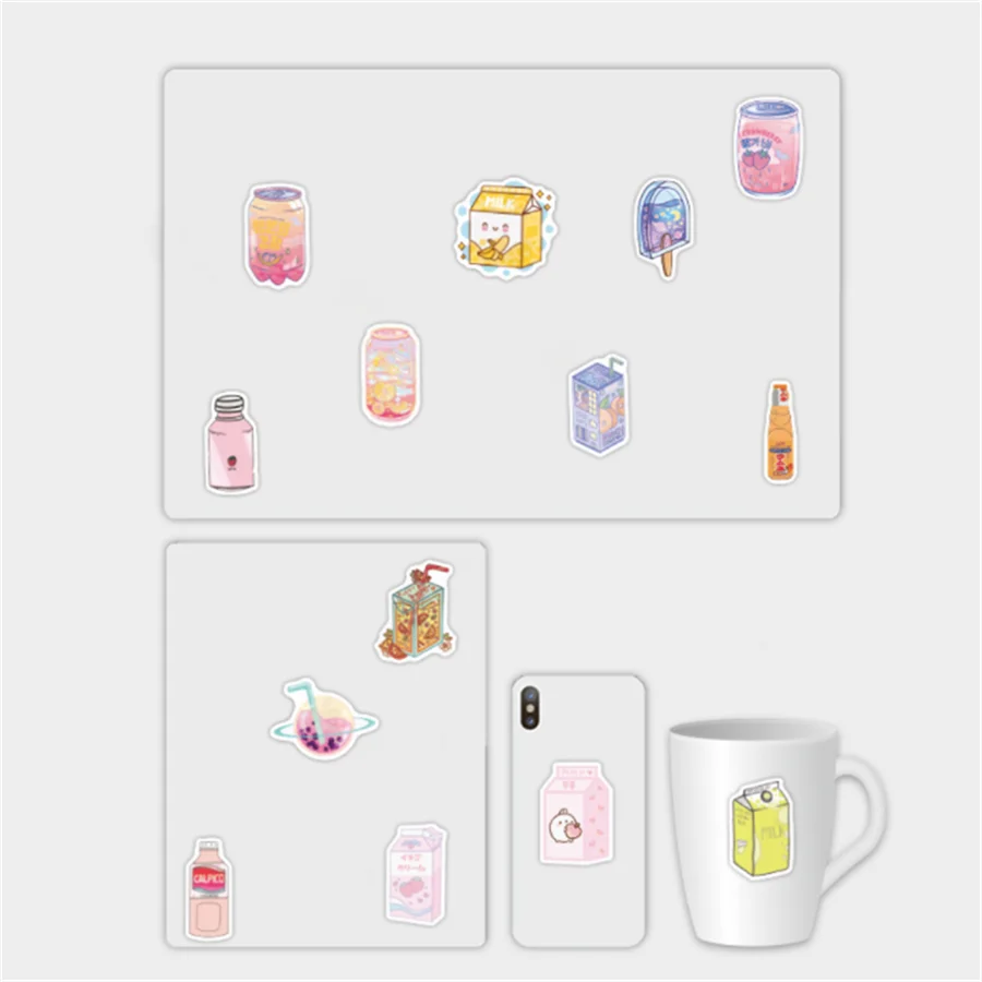 

10/30/50PCS Cartoon Water Cup Drink Sticker Decoration Suitcase Laptop Guitar Waterproof Toy Wholesale