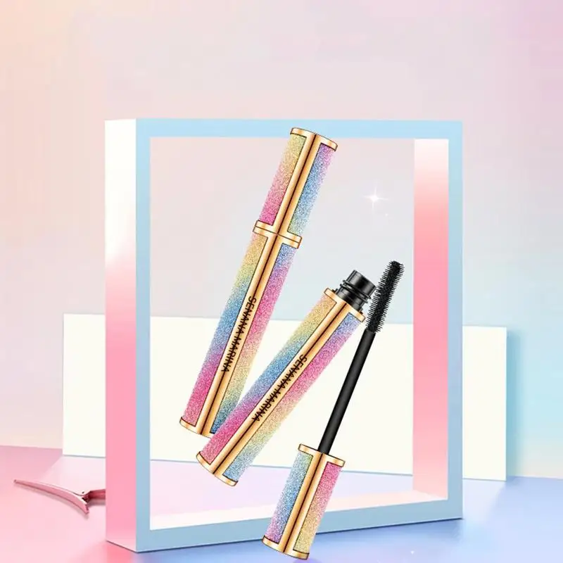 

4d Silk Fiber Lashes Thick Lengthening Long Lasting Waterproof Mascara Long Black Lash Extension Eye Brush Makeup Eye Cosmetics