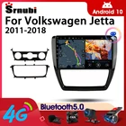 Автомагнитола Srnubi, Android 10, 2 Din, 4G, GPS-навигация, DVD, для Volkswagen Jetta 2011-2018