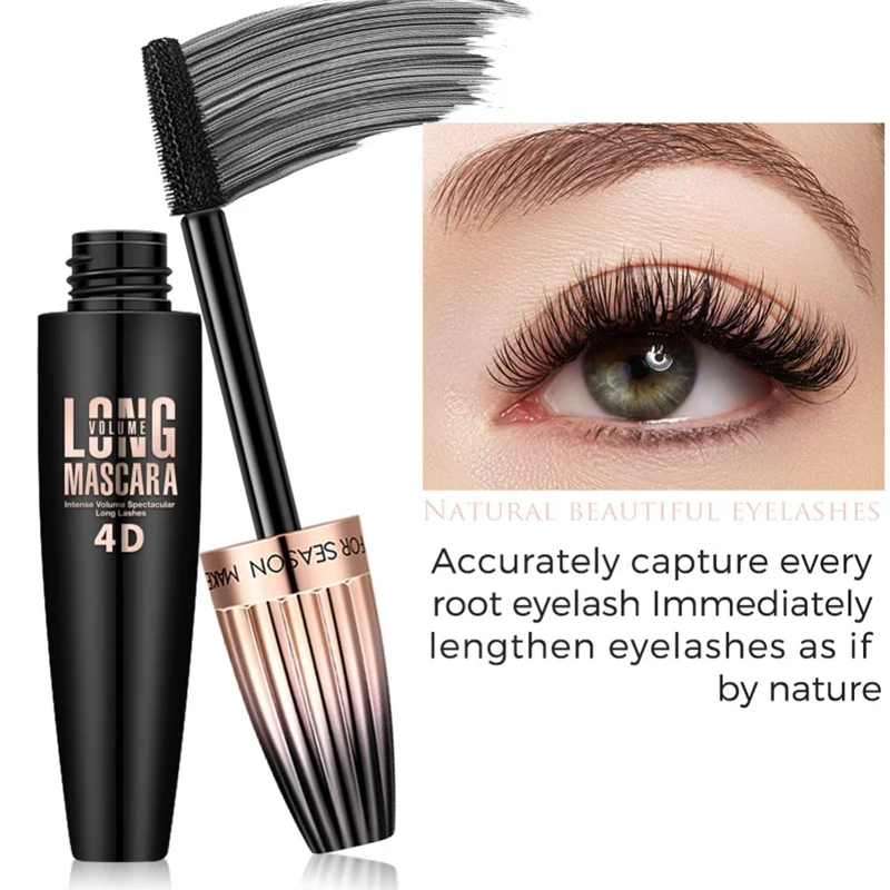 

4d Beauty Mascara Waterproof Smudge-proof Natural Curling Slender Dense Mascara