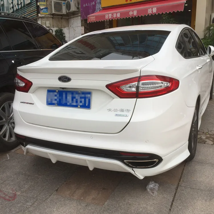 Для Ford Mondeo Спойлер ABS Материал заднее крыло автомобиля праймер спортивный