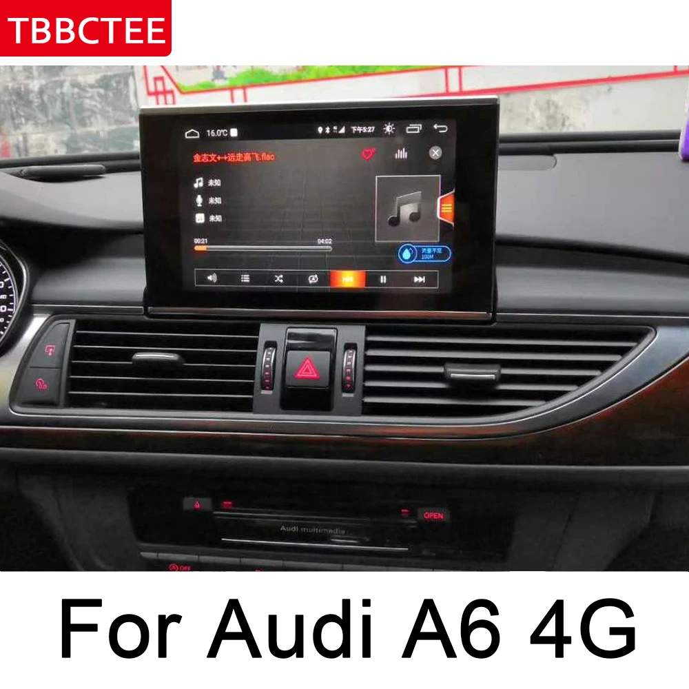 Для Audi A6 S6 4G 2016 ~ 2018 MMI автомобильное радио GPS Android навигация AUX Стерео Мультимедиа