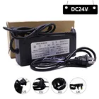 Светодиодный адаптер питания трансформатор переменного тока 100-240 В к DC24V 6A EUUS AUUK штекер для 5050 5630 2835 Светодиодный светильник