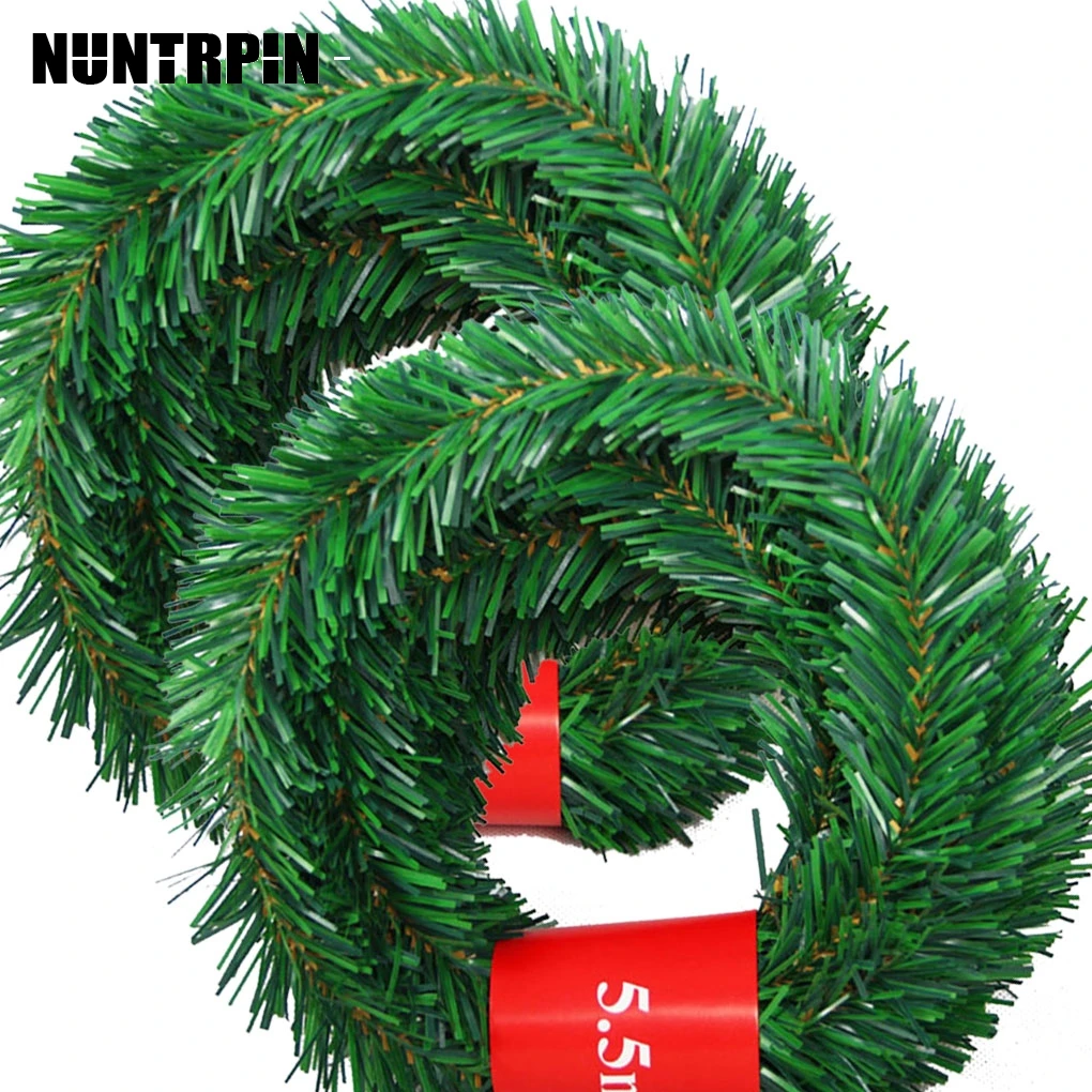 

5.5M Festive Party Rattan DIY Wreath Christmas Decoration Garland XMAS Party Drop Ornament Christmas Decorations For Home