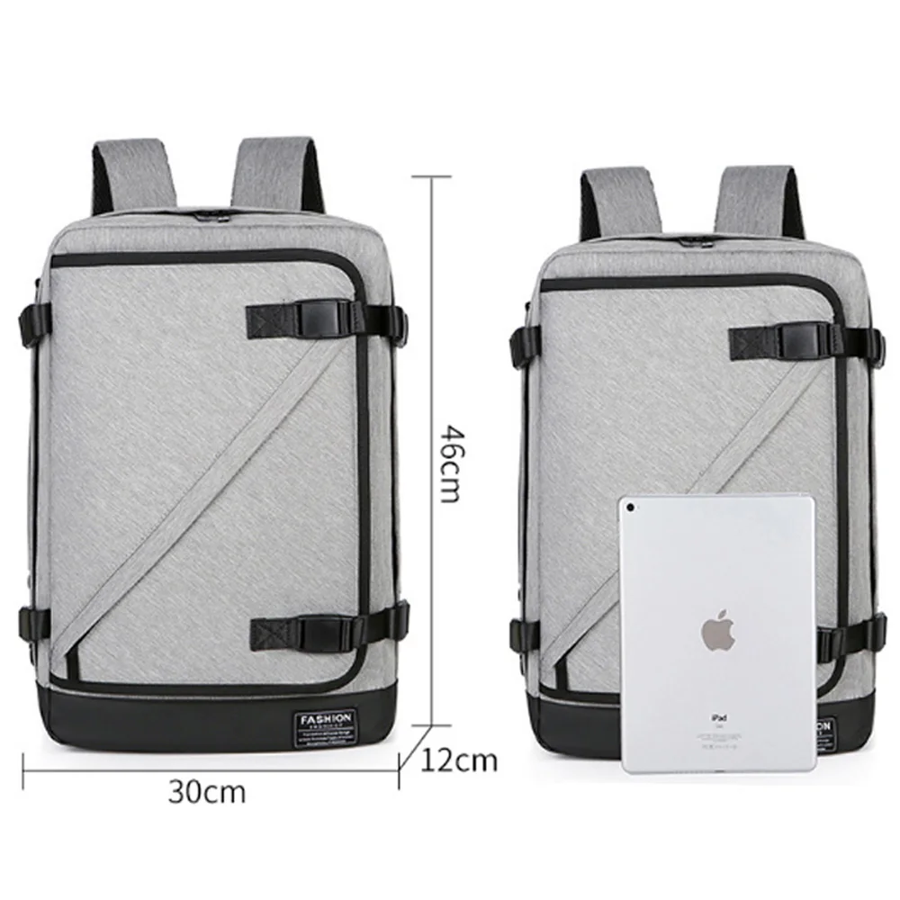 

15.6 inch Men Multifunctional Laptop Backpack USB Charging Rucksack Students School Backpacks Large Business Travel Bags XA88C