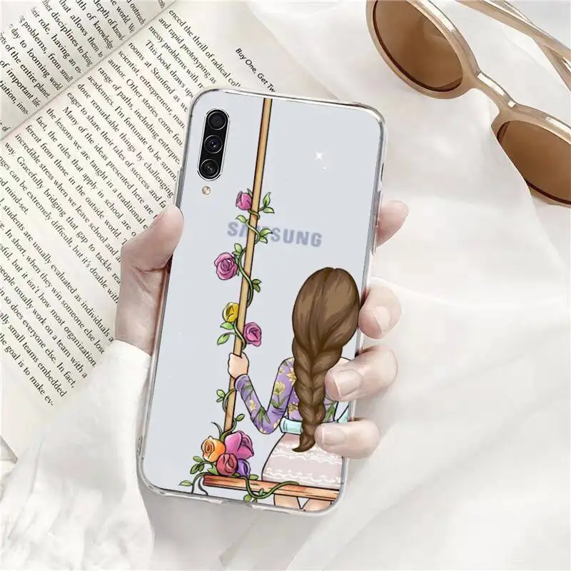 

Bff girls Best Friends Phone Case Transparent for Samsung s9 s10 s20 Huawei honor P20 P30 P40 xiaomi note mi 8 9 pro lite plus