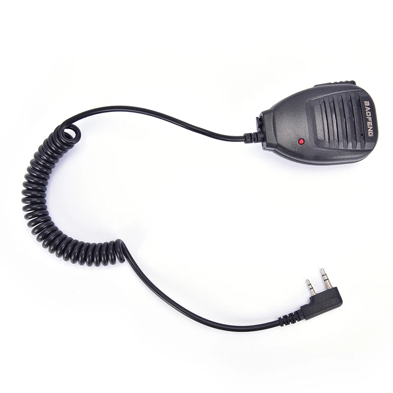 100 original baofeng walkie talkie 50km microphone speaker for baofeng uv 5r bf 888s midland radio communication accessories free global shipping