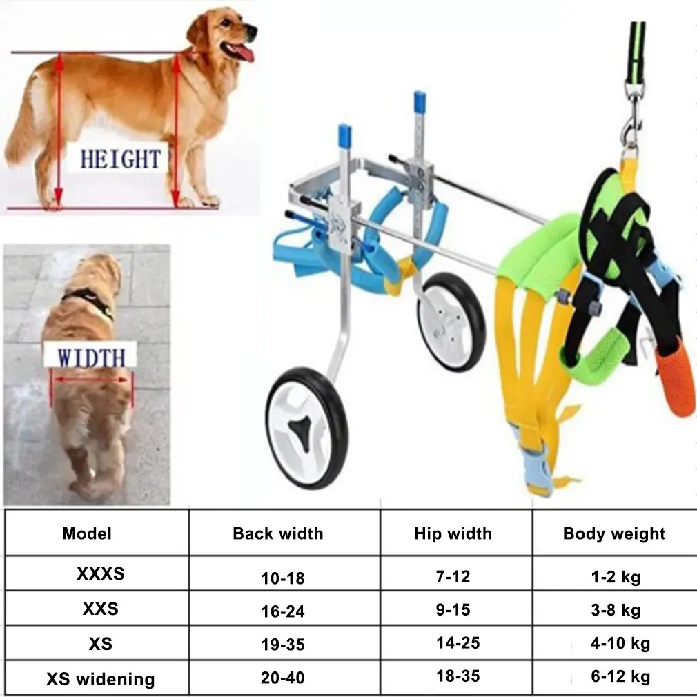 

Upgrad SIZE Pet Wheelchair/Paralyzed Pet Wheelchair/General Paralysis Dog Scooter/Disabled Dog Rehabilitation Wheelchchair