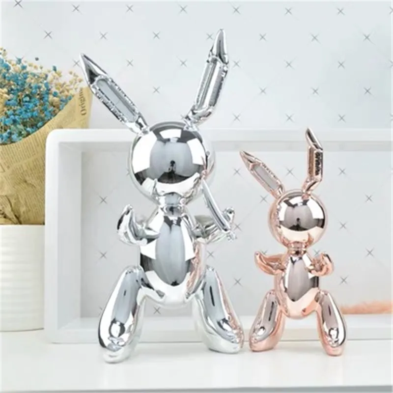 Скандинавский стиль прекрасный кролик скульптура домашний декор искусство и