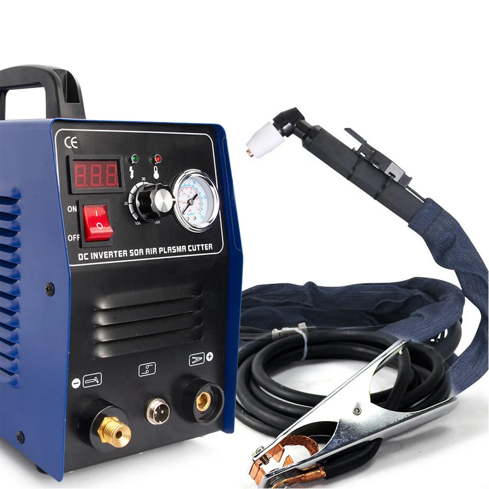 CT50 220V 50Amp Plasma Cutter Plasma Welders Machine with PT31 Cutting Torch Welding Accessories Power Tools for Industrial