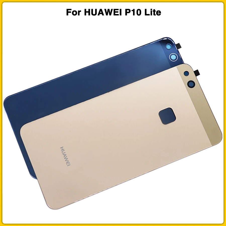 Чехол для задней панели P10Lite, стекло для HUAWEI P10 Lite 5,2 '', задняя крышка для батареи, задняя крышка для двери с клейкой наклейкой