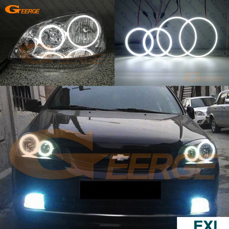 Для Chevrolet Lacetti Optra Nubira 2005 2006 2007 2008 2009 ультра яркий SMD СВЕТОДИОДНЫЙ ангельские глазки